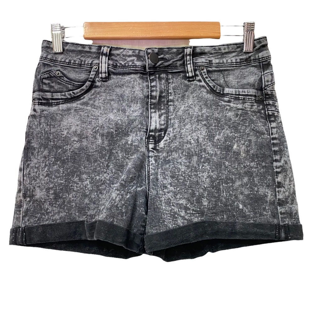 Super High Waisted Black Jean Shorts size 11